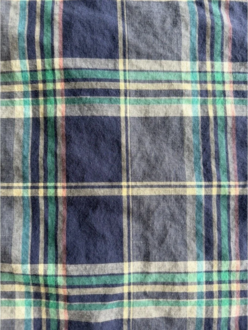 J.Crew Slim Fit Summer Purple Plaid Button-Down Shirt - Size M